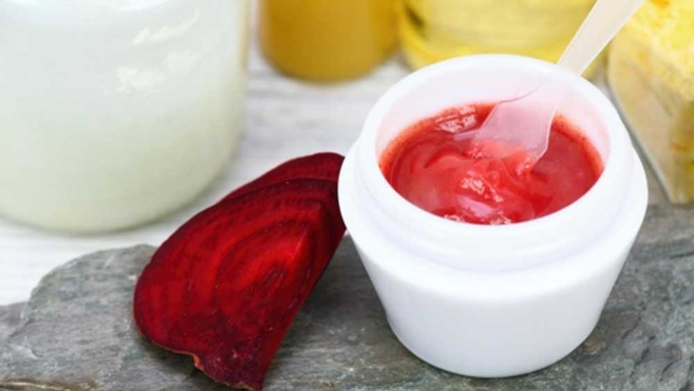 رژ لب گیاهی با چغندر