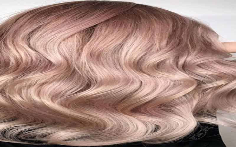 ترکیب رنگ موی هلویی